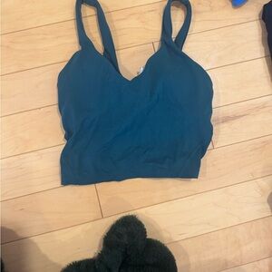 lululemon athletica Blue Tank Top